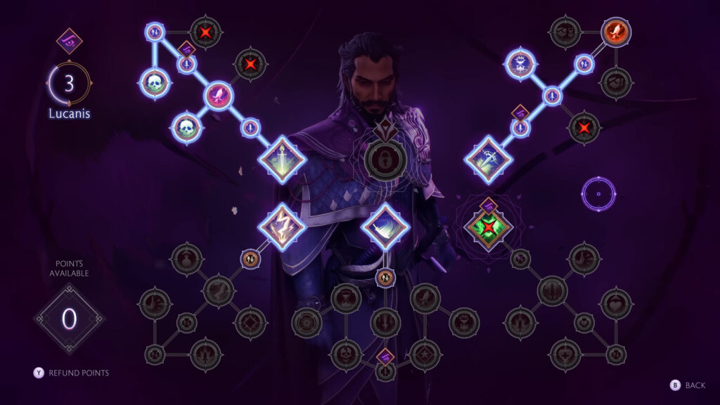 dragon age the veilguard lucanis skill tree