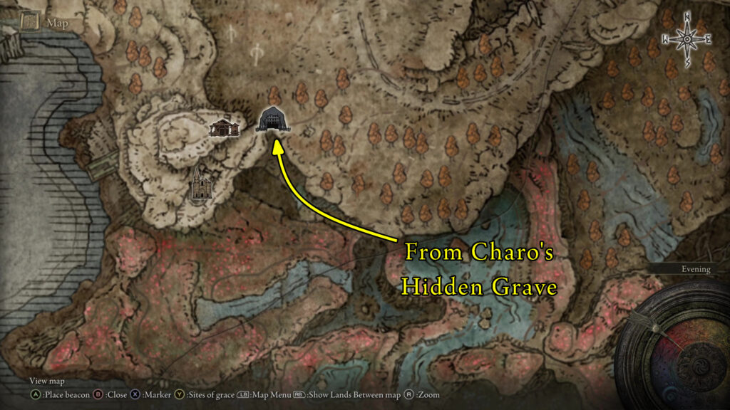 elden ring shadow of the erdtree lamenters gaol 0 1 map