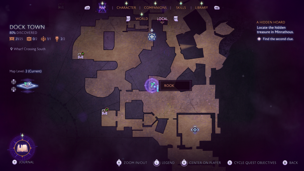 dragon age the veilguard a hidden hoard message 1 map