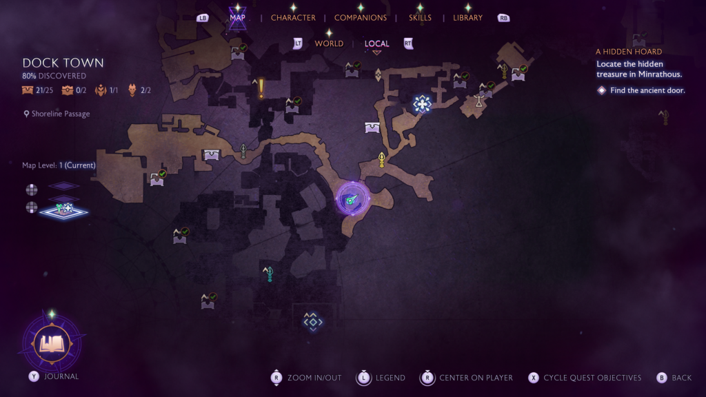 dragon age the veilguard a hidden hoard message 3 map