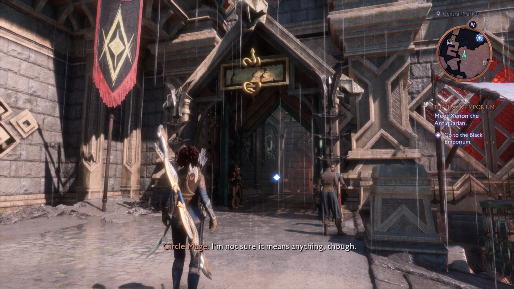 dragon age the veilguard the black emporium entrance