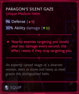 dragon age the veilguard unique item paragons silent gaze