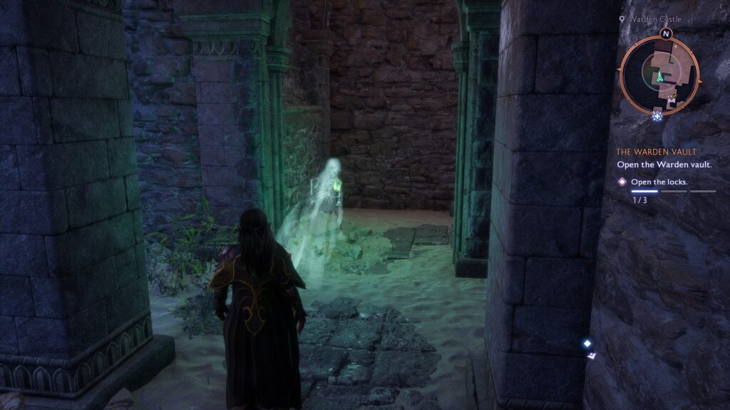 ghost the warden vault quest da veilguard