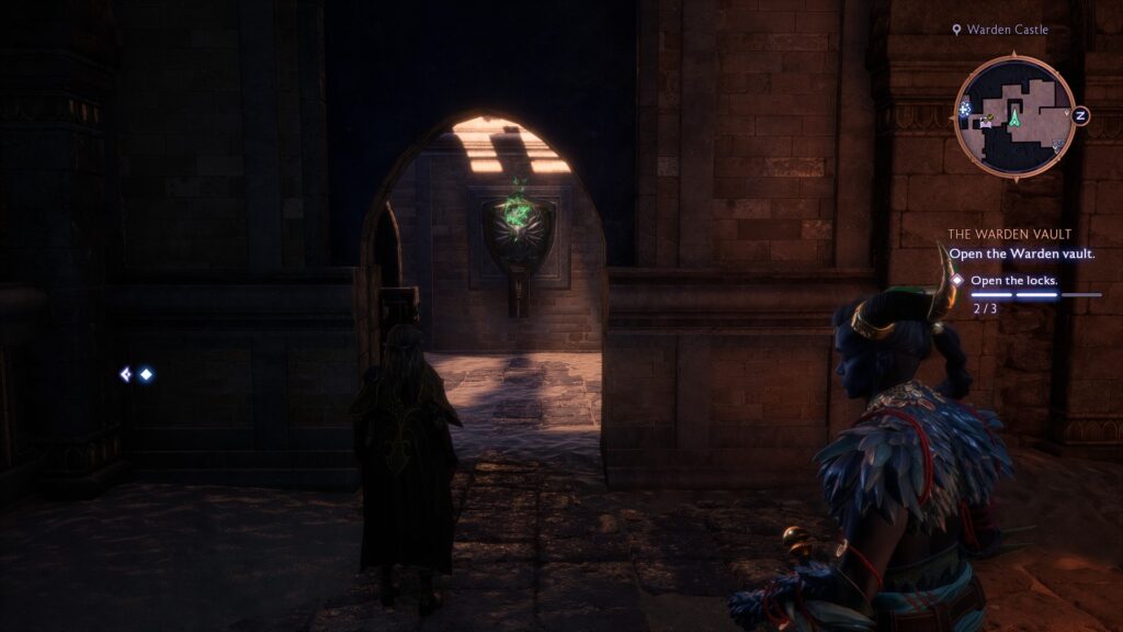 second lever the warden vault quest da veilguard