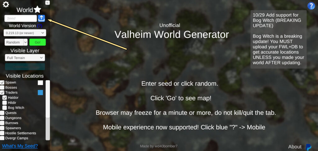 valheim haldor map seed