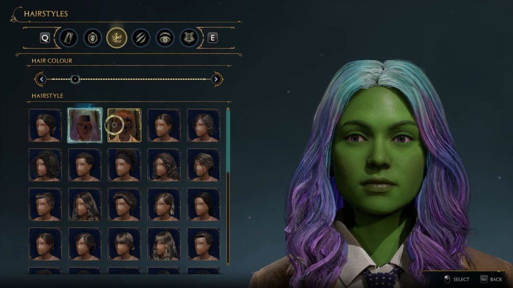 hogwarts legacy mods new hair styles