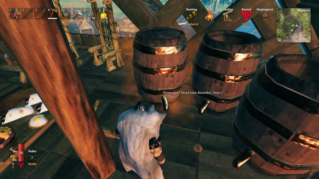 valheim how to brew mead fermenter done