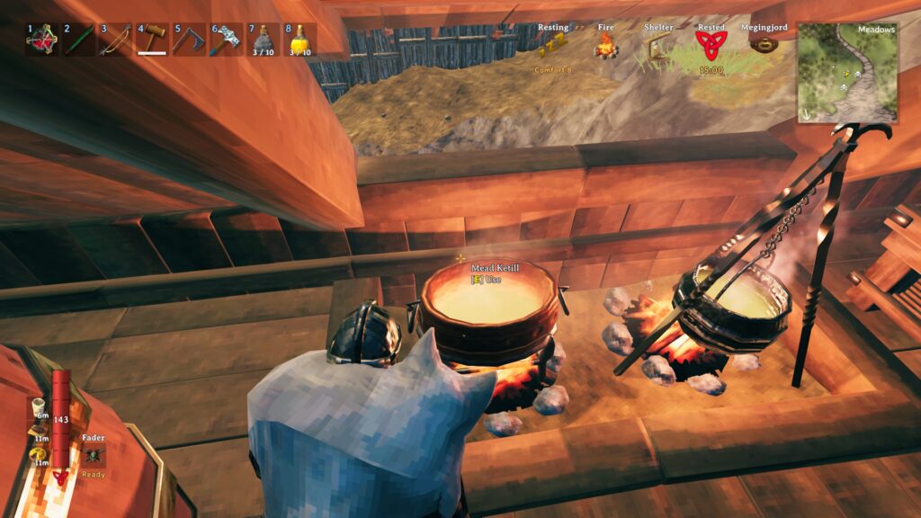 valheim how to brew mead ketill inside