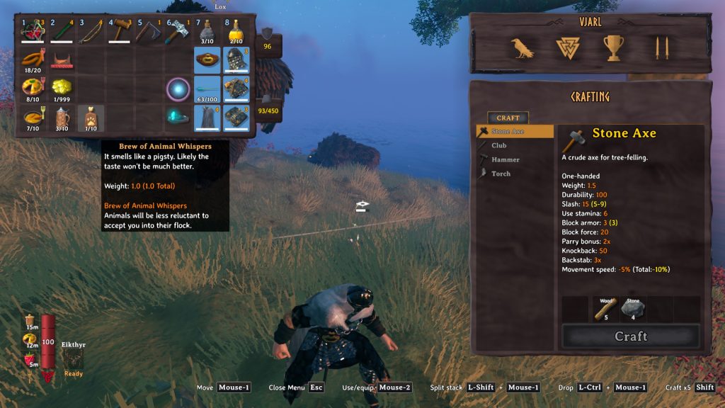 valheim lox taming brew