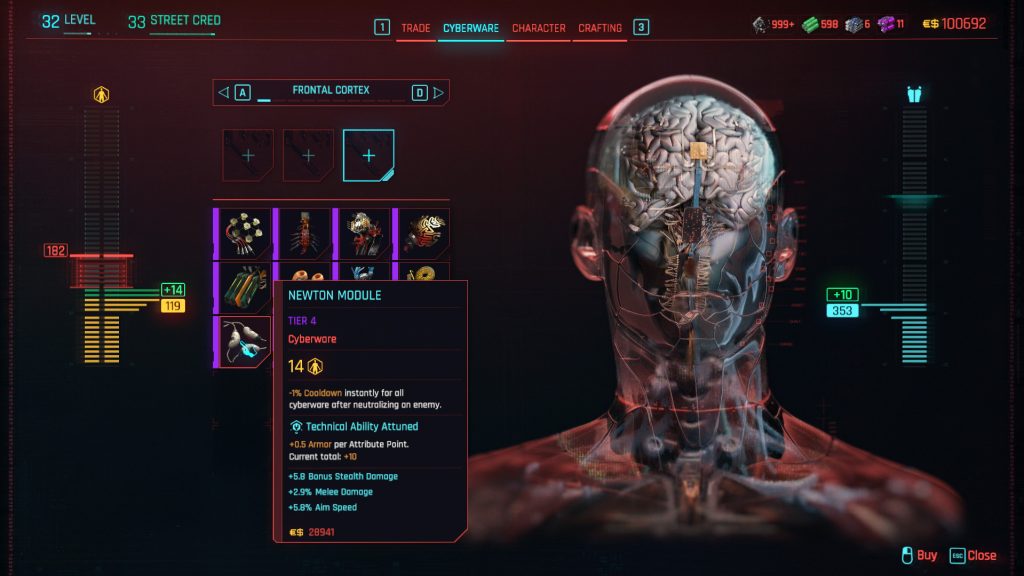 cyberpunk 2077 newton module store