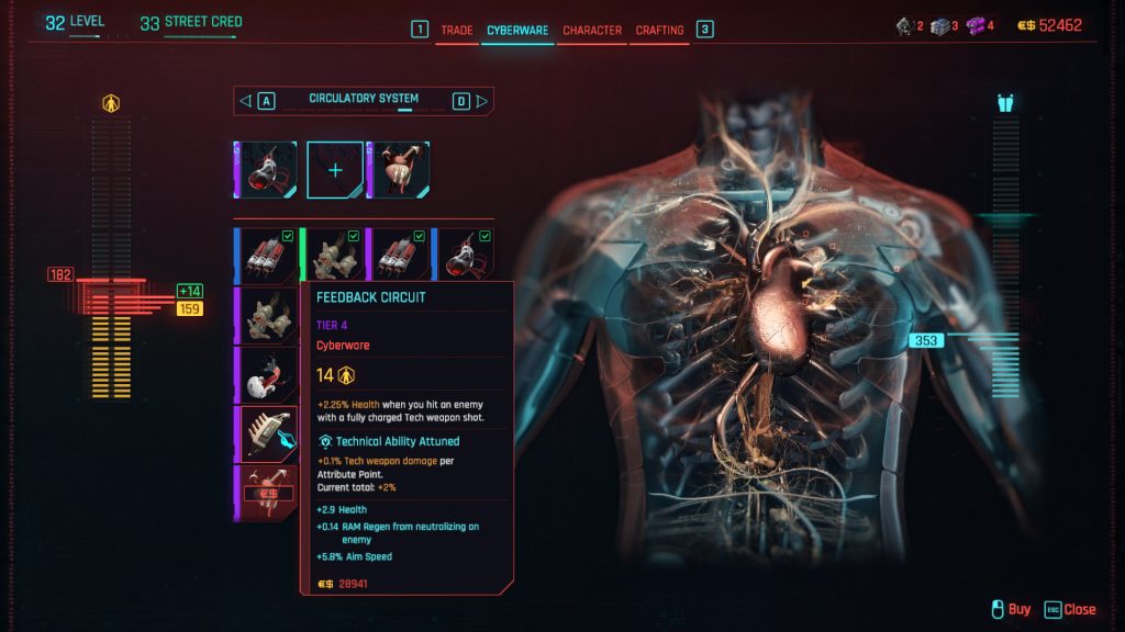 cyberpunk 2077 feedback circuit shop