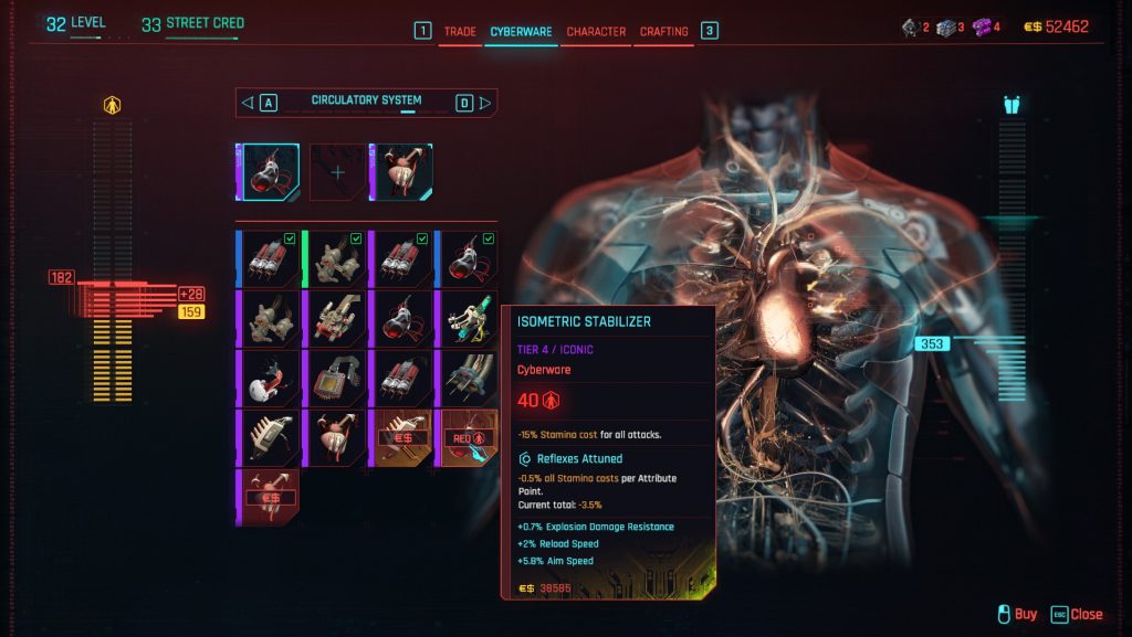 cyberpunk 2077 isometric stabilizer store