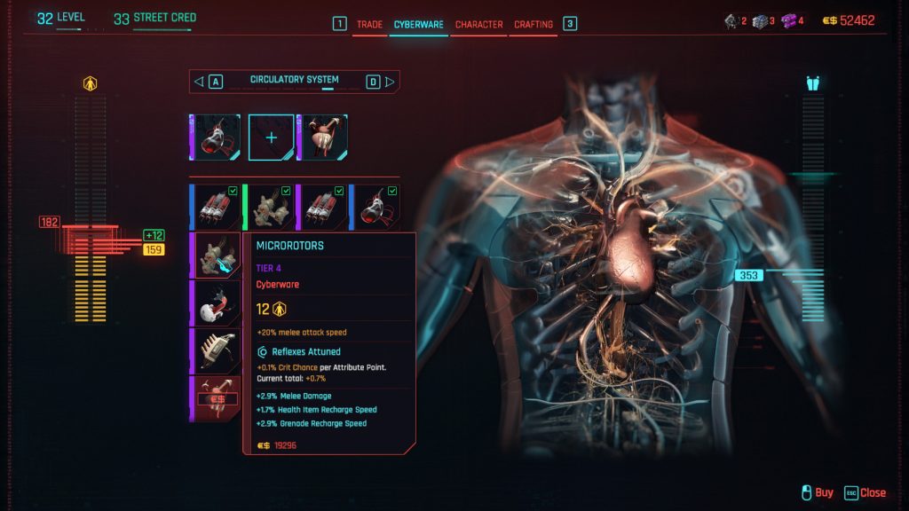 cyberpunk 2077 microrotors shop