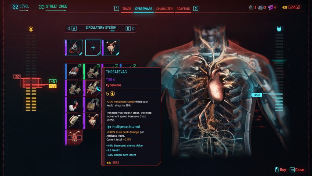 cyberpunk 2077 threatevac shop