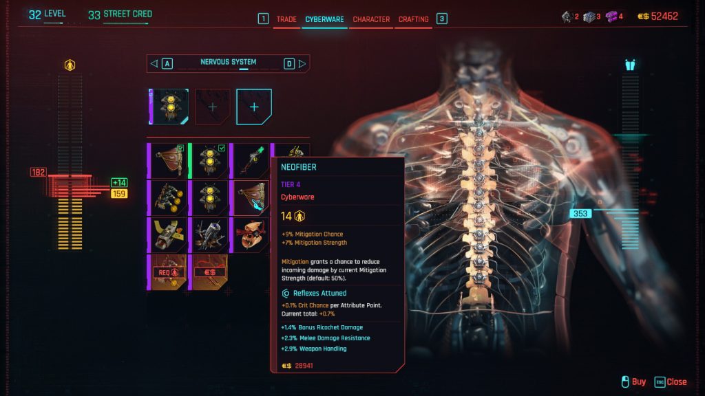 cyberpunk 2077 neofiber store