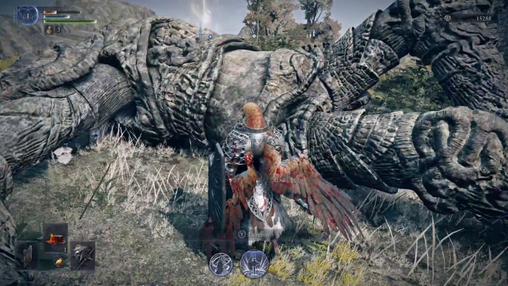 elden ring nightreign guardian remembrance 1 examine golem