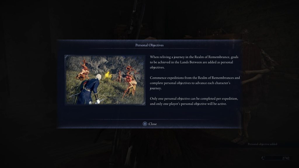 elden ring nightreign guardian remembrance 1 personal objective