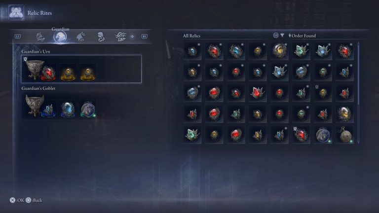 elden ring nightreign relic rites and goblets