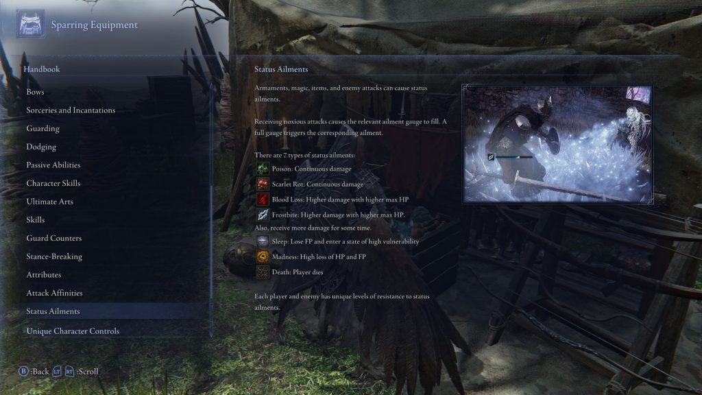 elden ring nightreign status affinities