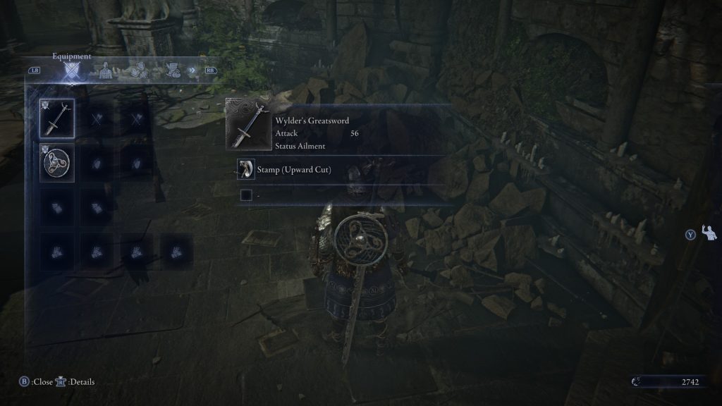 elden ring nightreign wylders greatsword