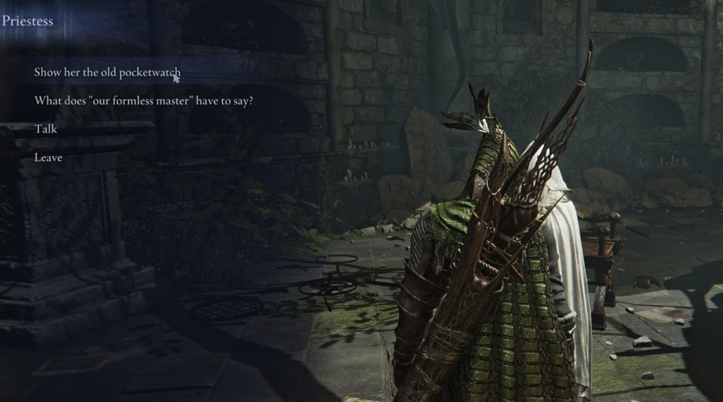 give pocketwatch to priestess how to unlock duchess elden ring nightreign