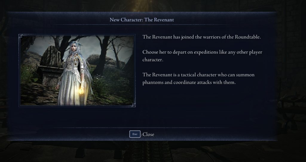 how to unlock revenant tooltip for unlocking the character