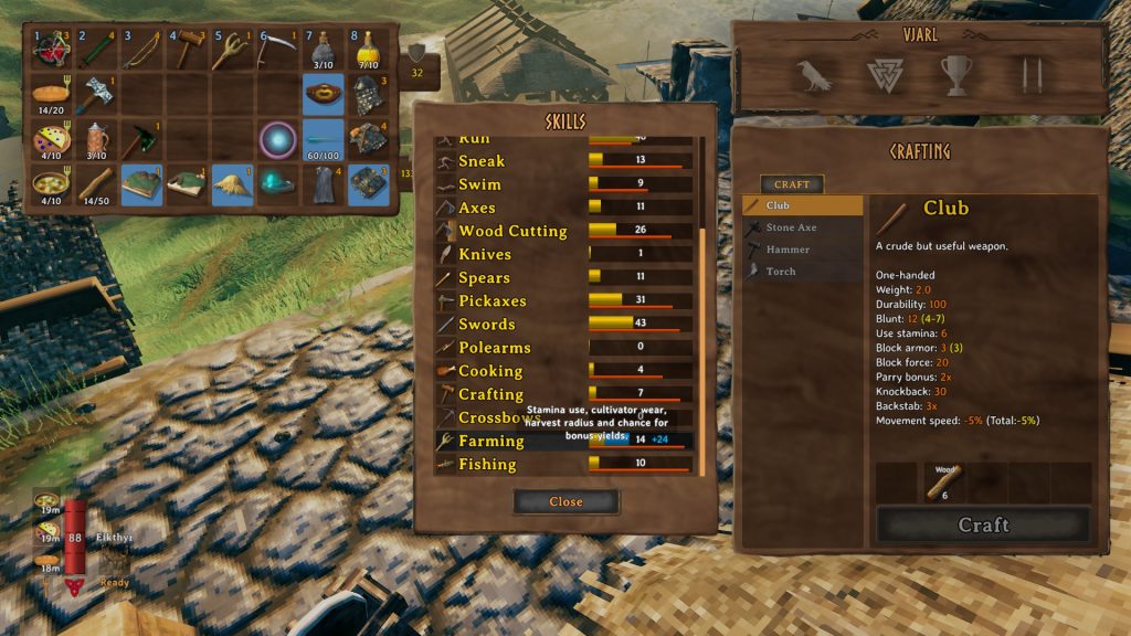 valheim farming skill effects