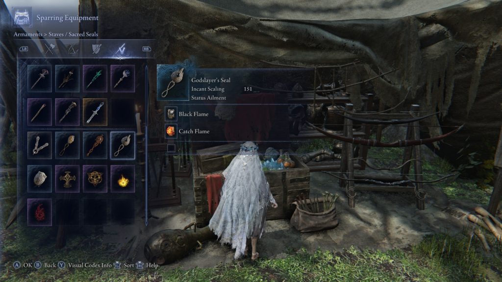 elden ring how to play revenant godslayer's seal