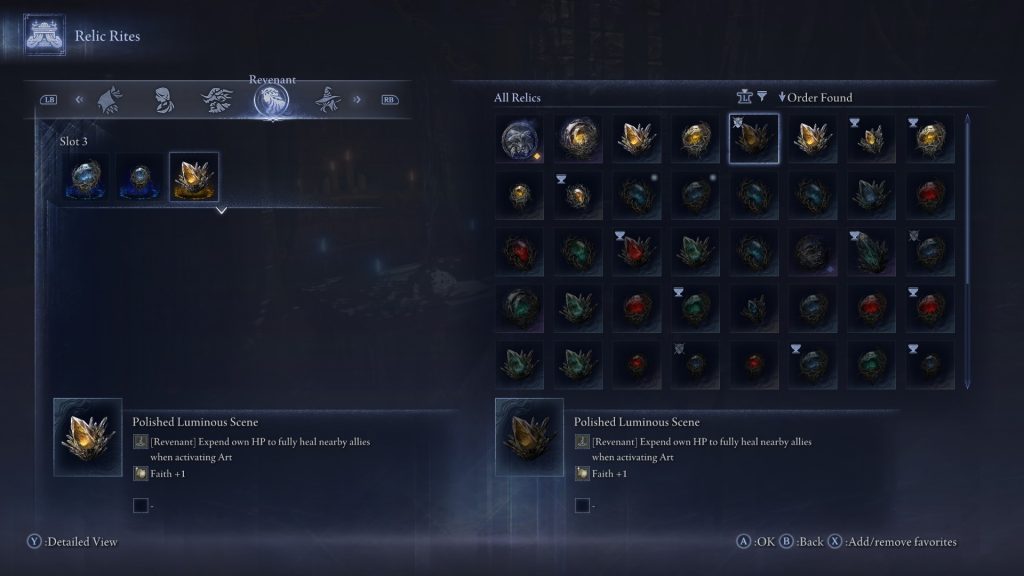 elden ring nightreign how to play revenant ult relic