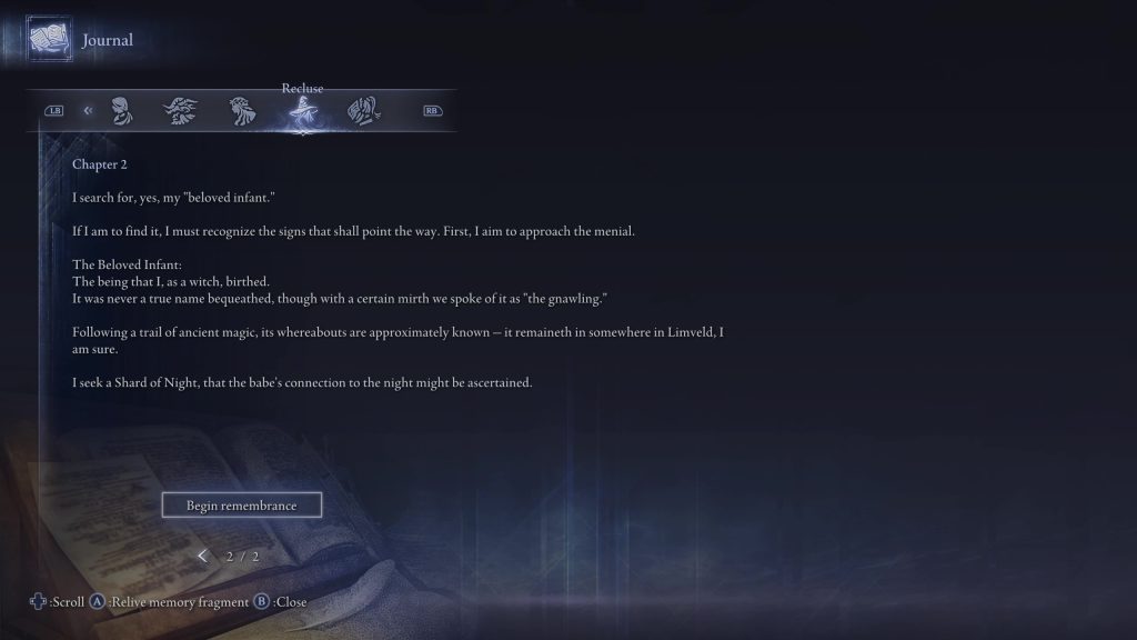 elden ring nightreign remembrance bosses journal start remembrance