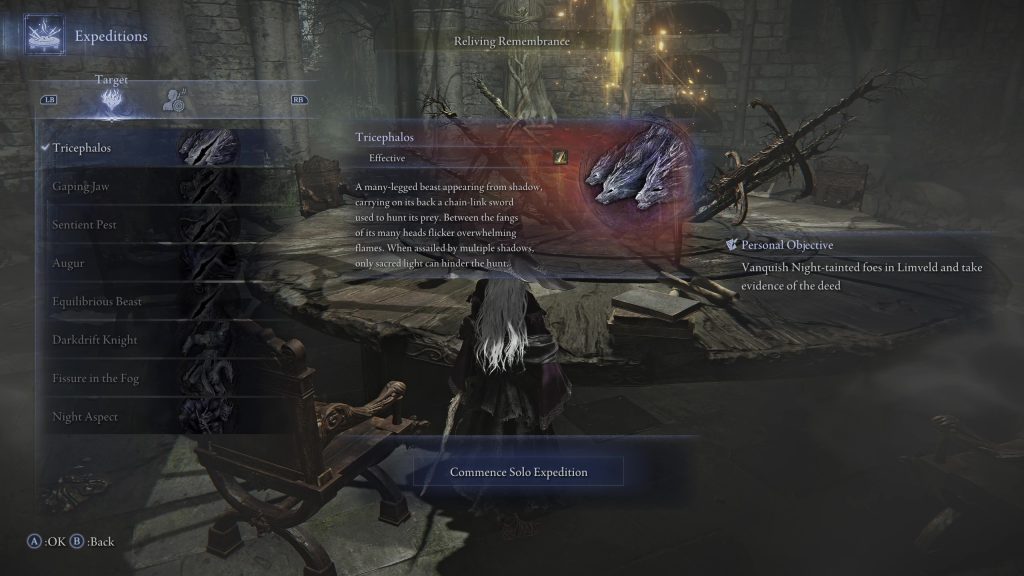 elden ring nightreign remembrance bosses personal objective