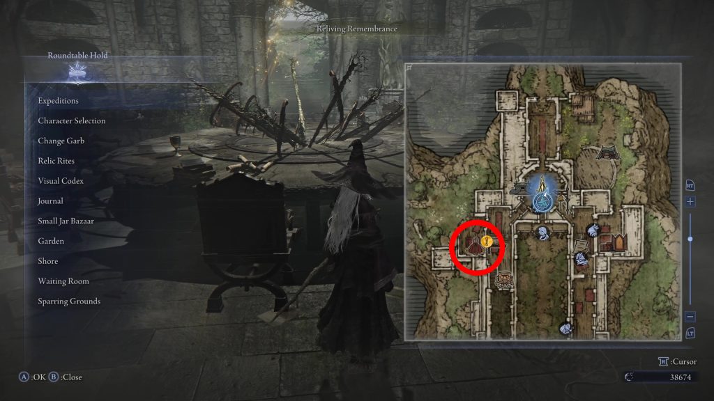elden ring nightreign remembrance bosses roundtable quest marker