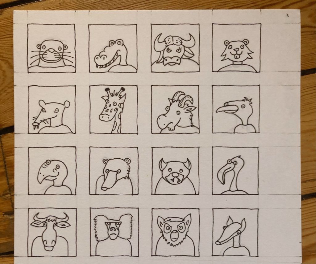 heroes of the seven islands sample portraits