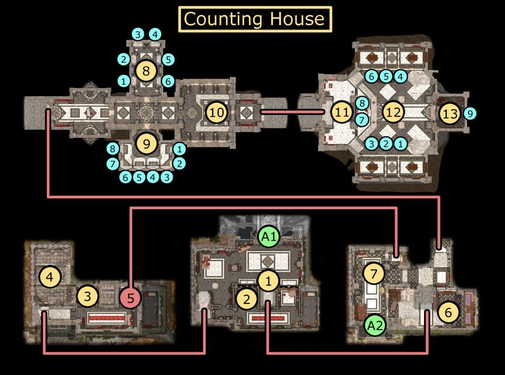 baldurs gate 3 counting house map with safes 1