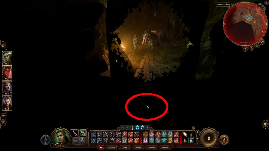 baldurs gate 3 screenshot teahouse door back