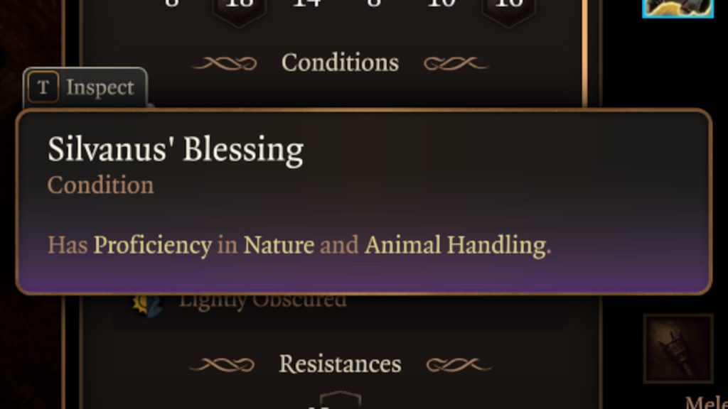 baldurs gate 3 screenshot stealthesacredidol blessing
