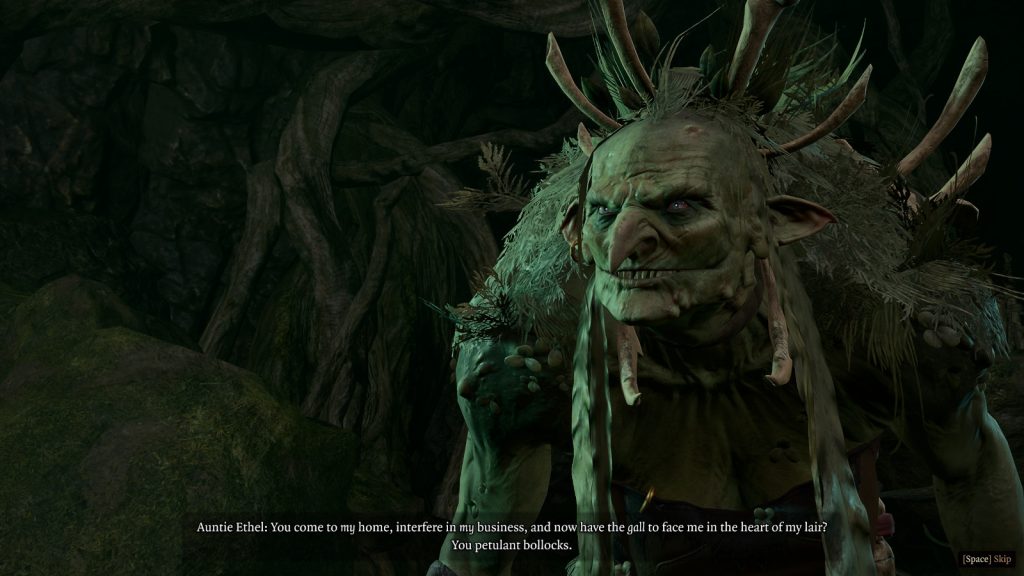baldurs gate 3 screenshot teahouse auntieethelbattle