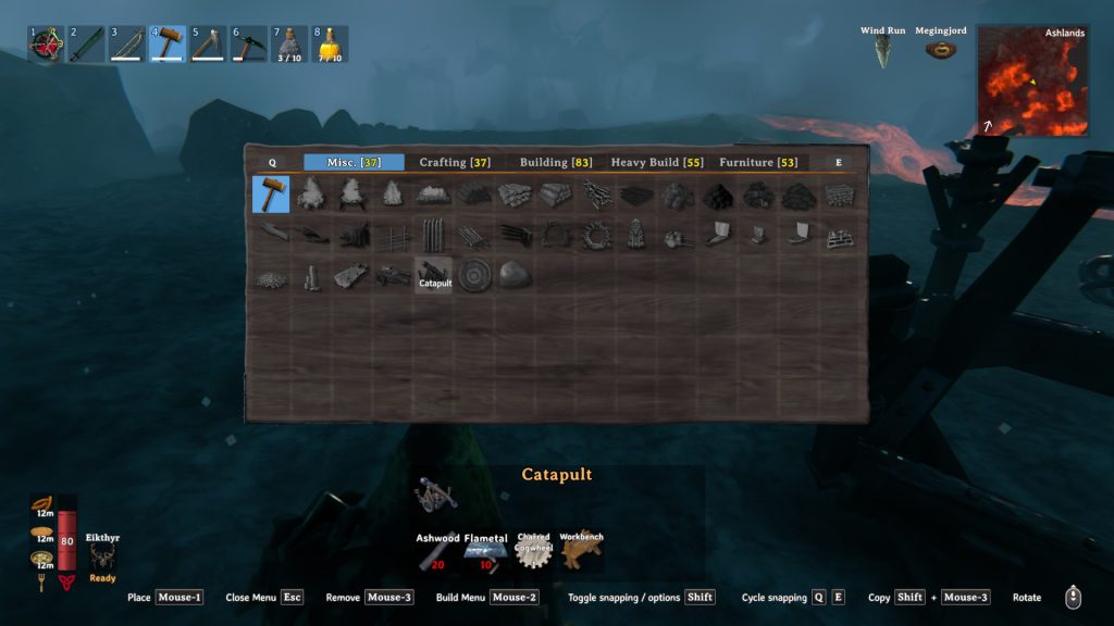 valheim charred fortress build catapult