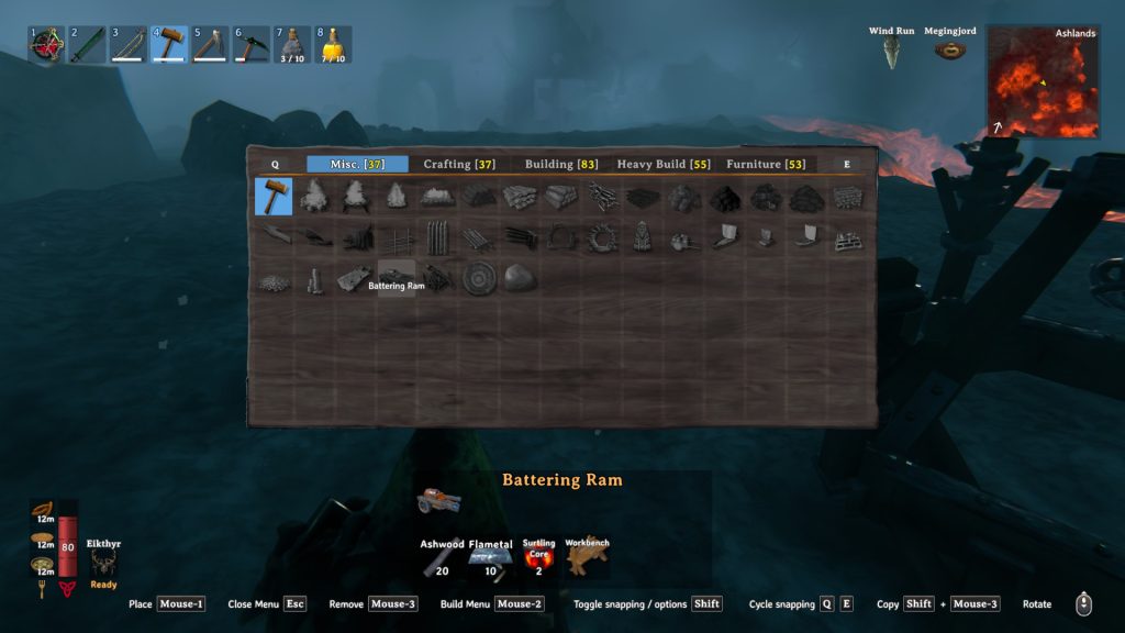 valheim charred fortress build ram