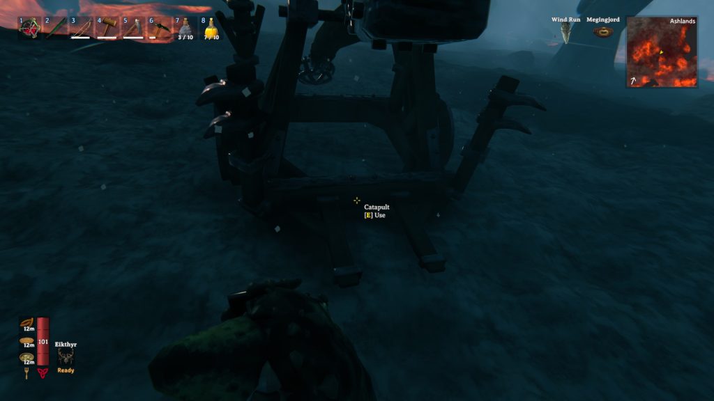 valheim charred fortress catapult move