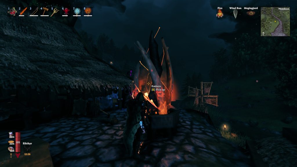 valheim deep north prepare eternal pyre embers