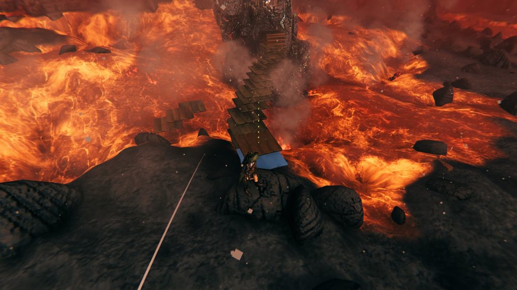 valheim how to walk on lava above