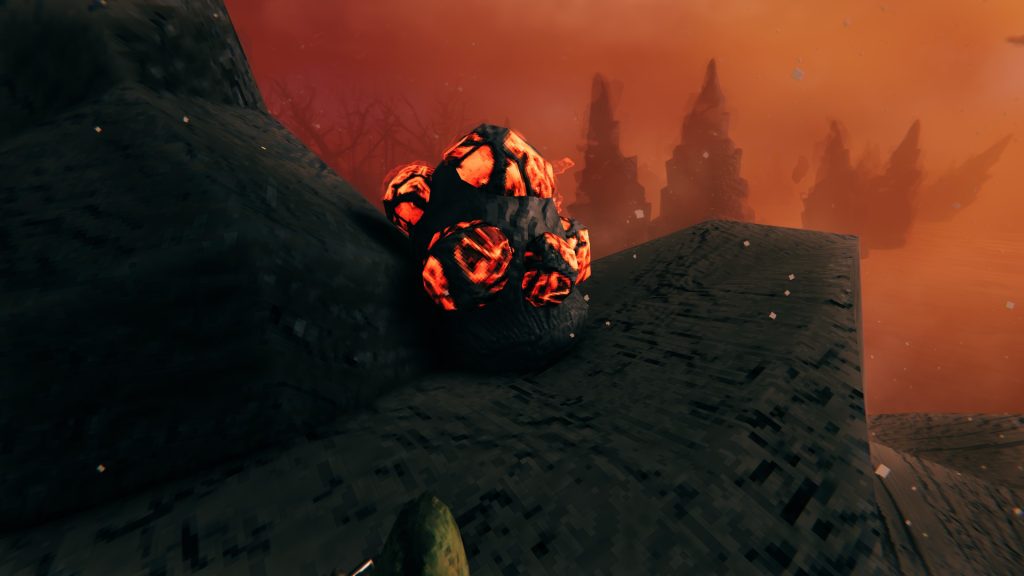 valheim how to walk on lava unstable lava rock