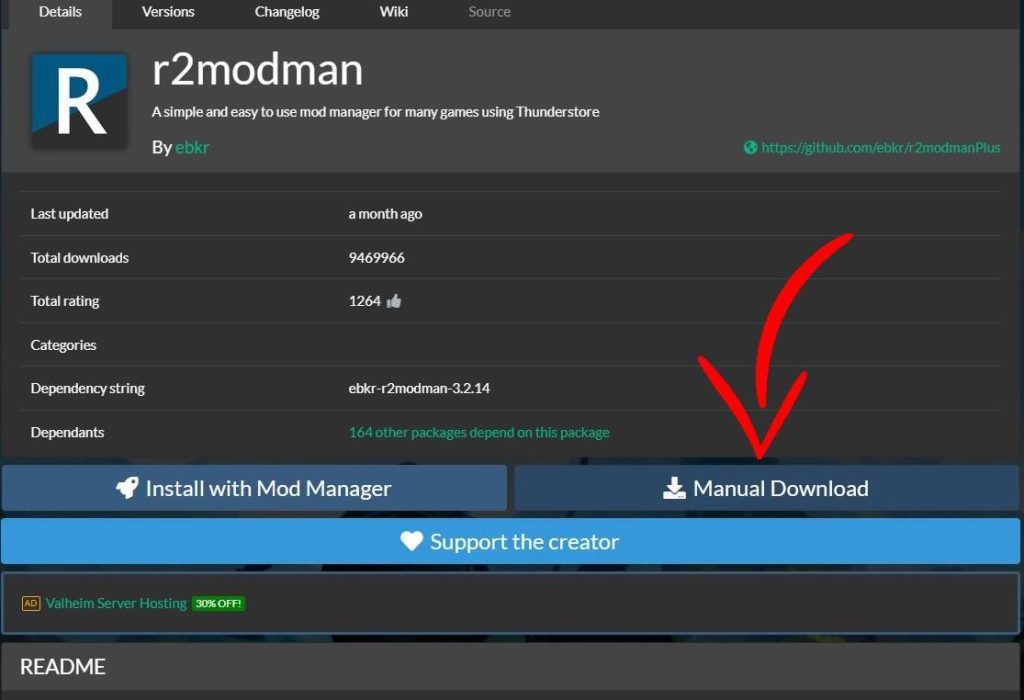 valheim mods modman download