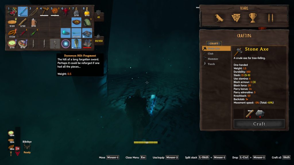 valheim mysterious location hilt fragment