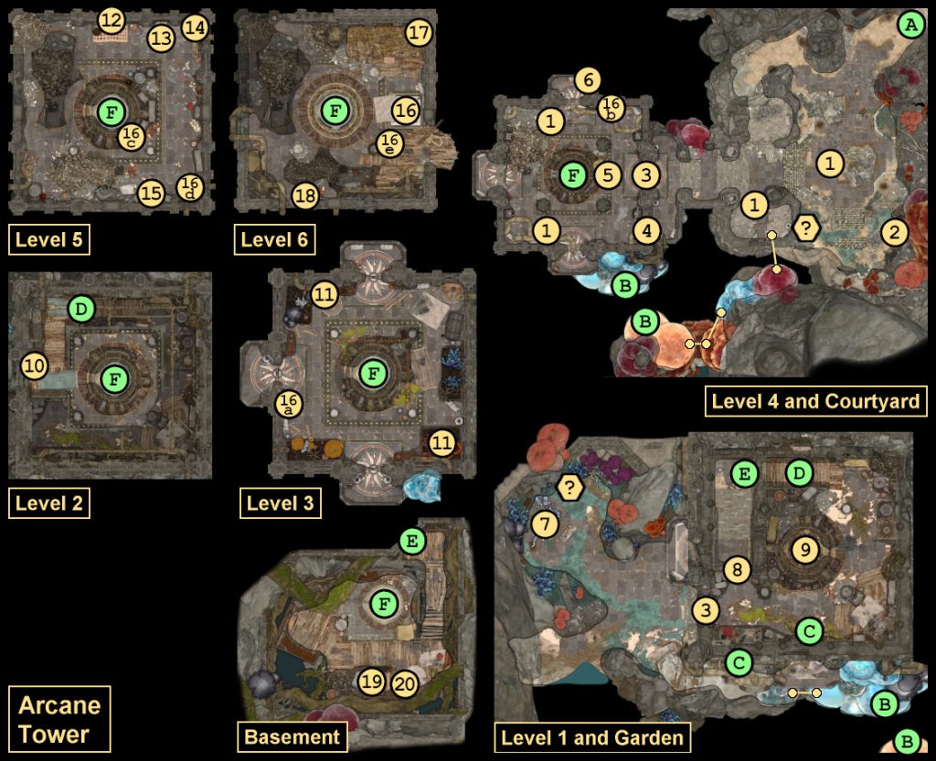 baldurs gate 3 map arcanetower