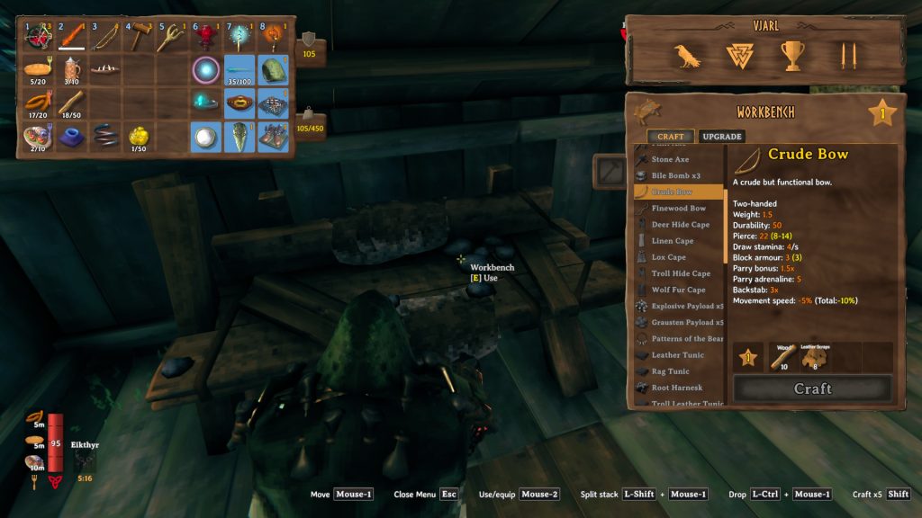 valheim meadows tips bow