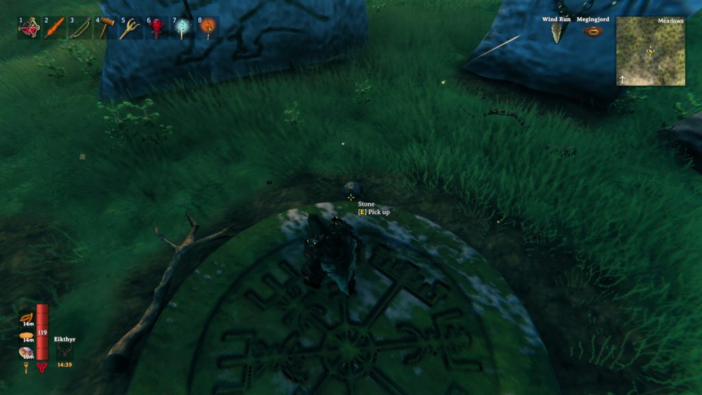 valheim meadows tips loose stone