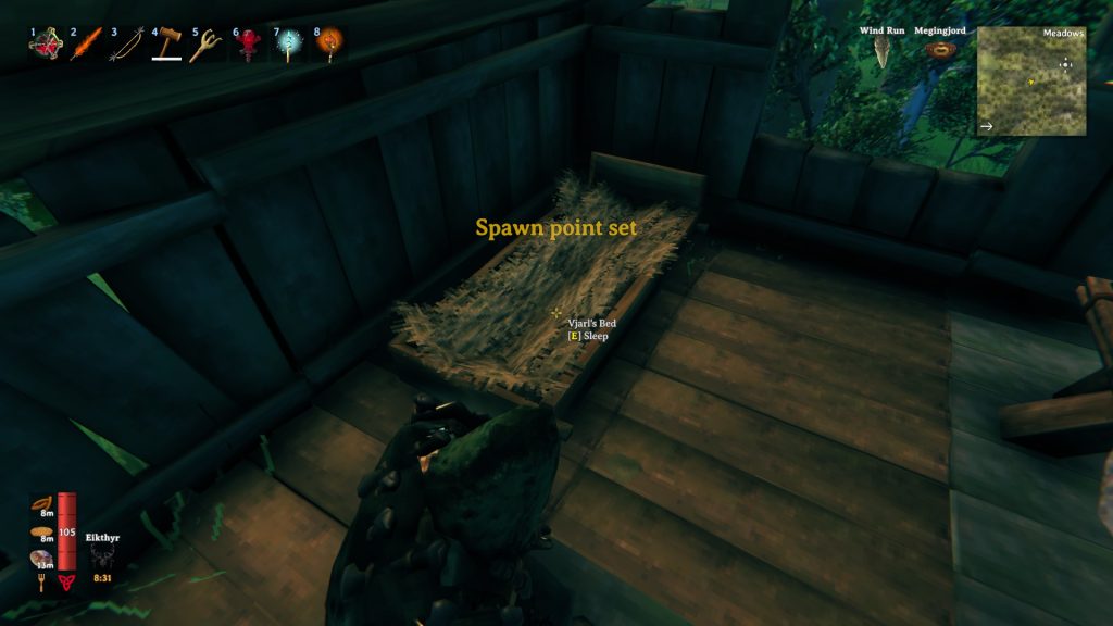 valheim meadows tips spawn set