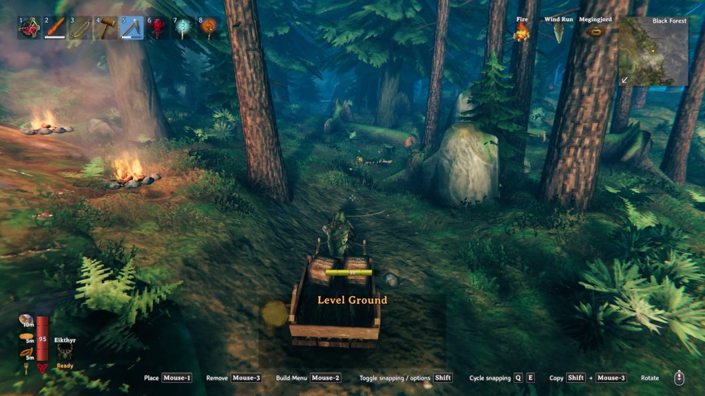 valheim black forest tips cart path